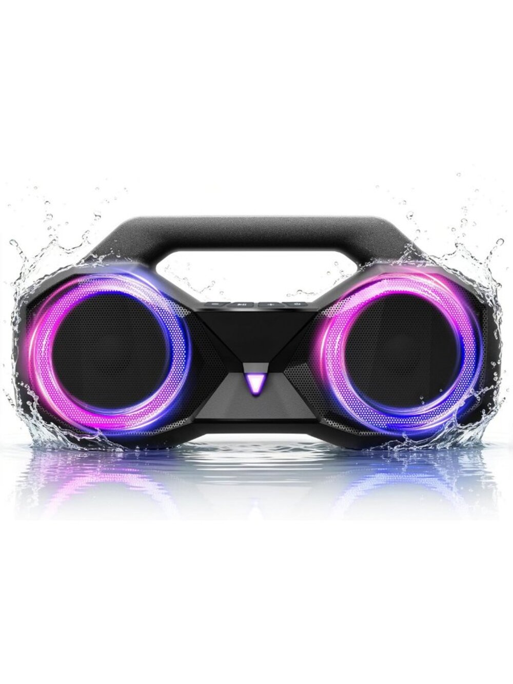Powerful 80W Outdoor Bluetooth Speaker - Loud Bass, Wireless, Portable Sound